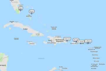 Celebrity 8-day cruise to San Juan, St. Maarten, St. Thomas, Punta Cana & Nassau route