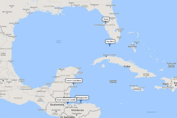 Holland America, Western Caribbean cruise from Tampa route