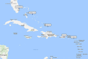 Holland America, Eastern Caribbean cruise from Fort Lauderdale 7d route