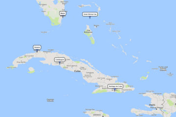 Oceania 10-day cruise to Havana, Cienfuegos, Santiago de Cuba & Great Stirrup Cay route