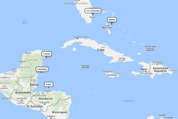 Royal Caribbean, Western Caribbean cruise from Fort Lauderdale 7-day route