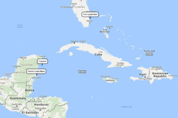 Royal Caribbean, 5 days Western Caribbean cruise from Fort Lauderdale route