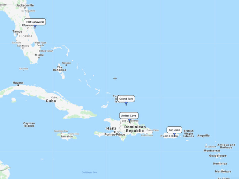 Mardi Gras, Eastern Caribbean from Port Canaveral, February 17, 2024