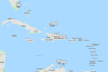 Carnival 8-day cruise to Grand Turk, La Romana, Curaçao & Aruba route