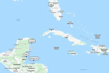 Honduras, Belize & Mexico from Tampa