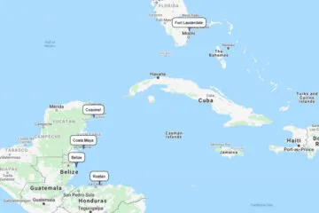 7-day cruise to Cozumel, Belize, Roatan & Costa Maya