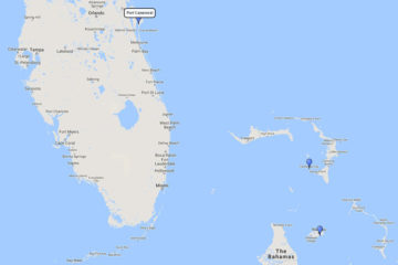 Disney 3-day  mini cruise to Nassau & Disney Castaway Cay route