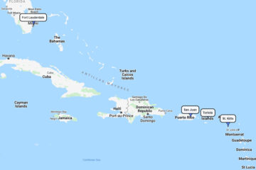 Fort Lauderdale to San Juan, Tortola & St. Kitts