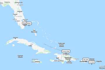 Puerto Plata, San Juan, St. Croix & Bimini from Miami