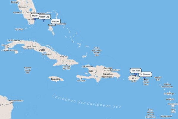 Cruises from Miami to Nassau | Bahamas Cruise Vacations