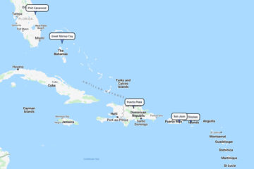 7-day cruise to Great Stirrup Cay, St. Thomas, San Juan & Puerto Plata