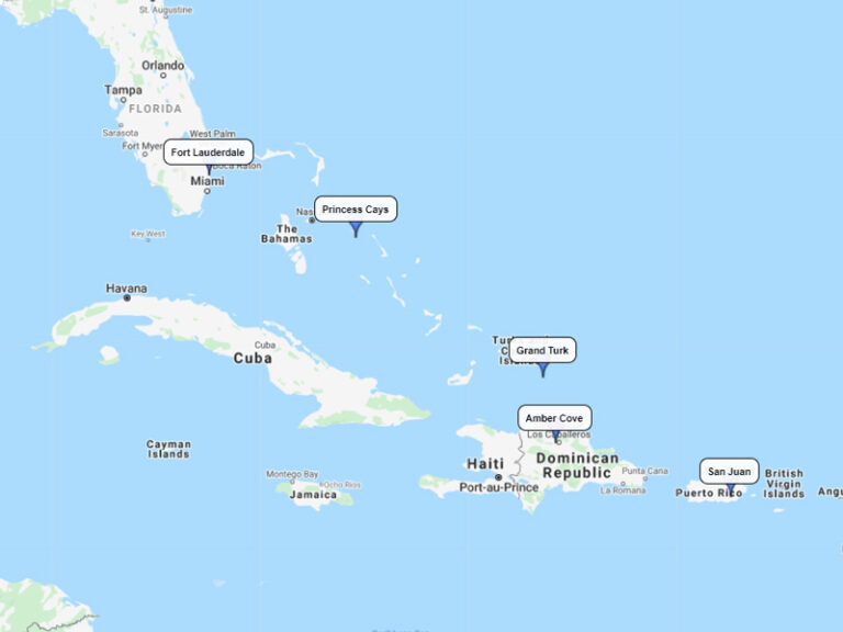 eastern caribbean cruises march 2024
