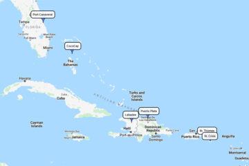 Royal Caribbean, Eastern Caribbean from Port Canaveral, September 24, 2023 Port Canaveral to Labadee, Puerto Plata, St. Thomas, St. Croix & CocoCay