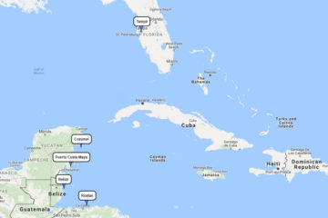 Royal Caribbean 7-day cruise to Costa Maya, Belize, Roatan & Cozumel route